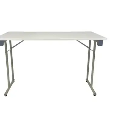 Utbildningsbord 120×60 Vit/Grå