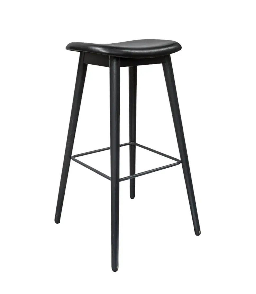 Barpall Muuto Fiber bar Stool Svart (4)