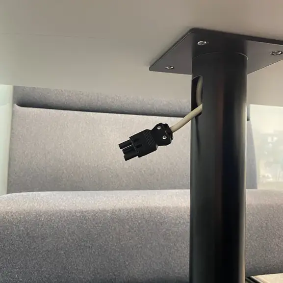 Telefonbås Pod Silen Space 2 VitSvartGrå (6)