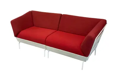 Soffa Lammhults Addit 2-Sits RödVit