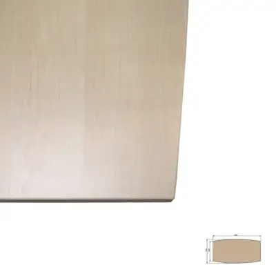 Konferensskiva Modern 240x120 björk