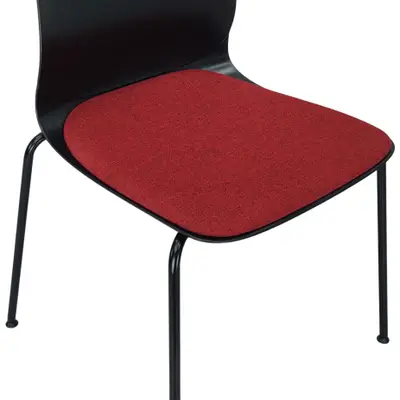 Stol EFG Archie Svart/Röd