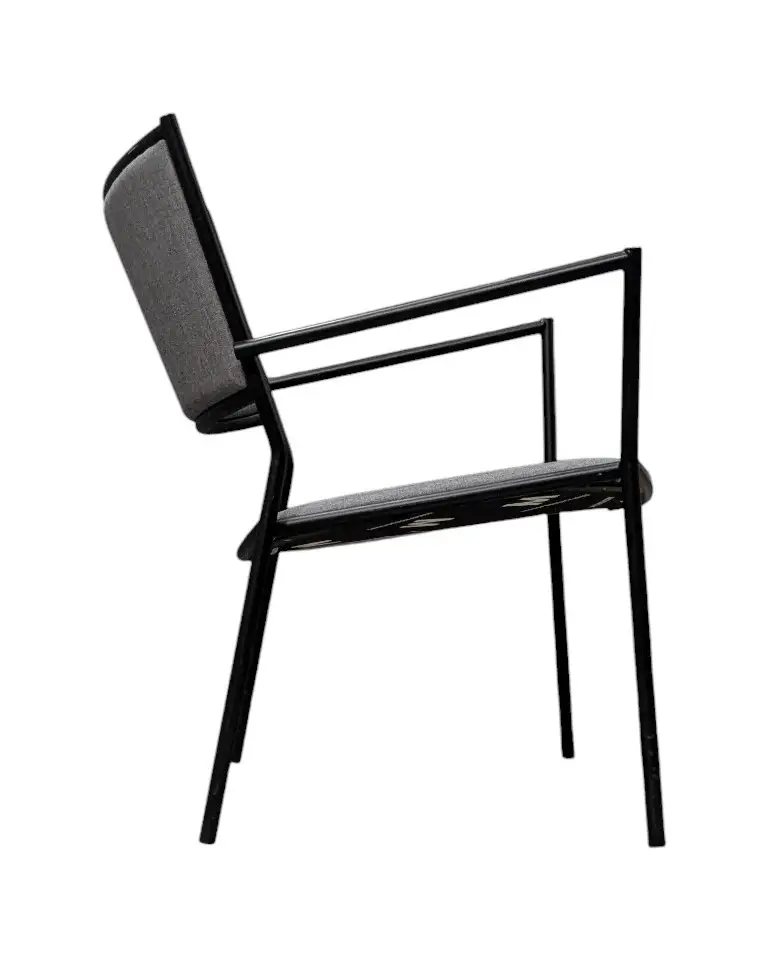 Fåtölj Massproductions Jig Easy Chair GråSvart (2)