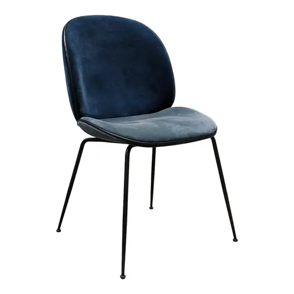 Stol Gubi Beetle GrönBlåSvart (4)