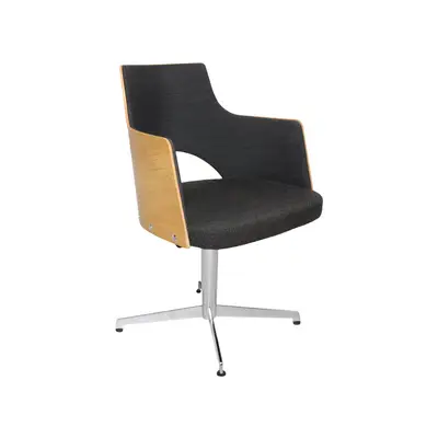 Konferensstol Lammhults Cortina Mörkgrå