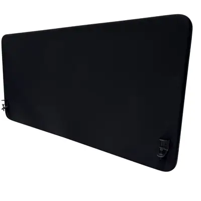 Bordsskärm Abstracta Softline Svart 138×64 (2)