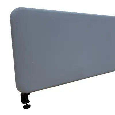 Bordsskärm Abstracta Softline Grå 100×45