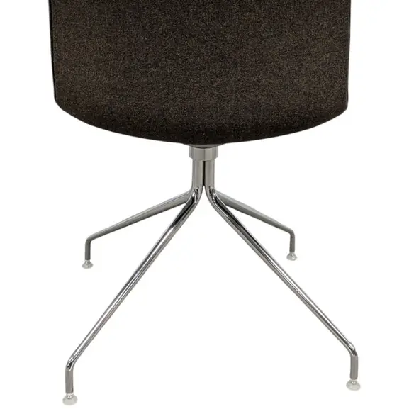 Stol Arper Catifa BrunKrom (4)