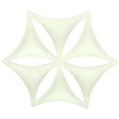 Ljudabsorbent Abstracta Airflake Blade Open Vit