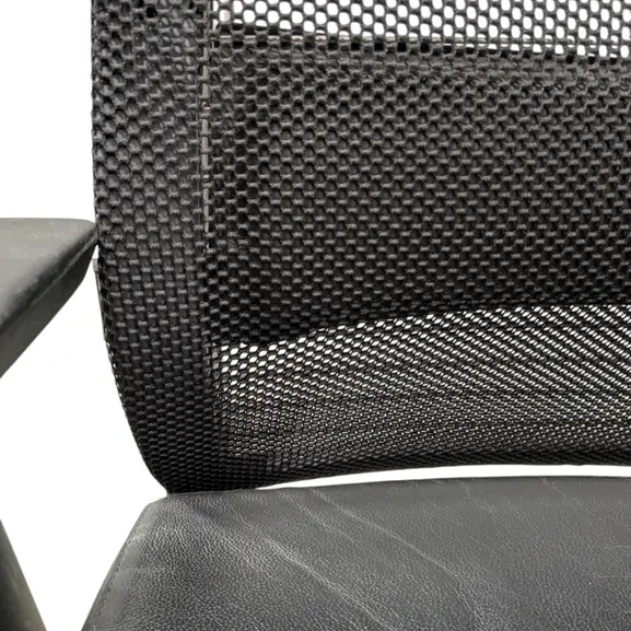 Kontorsstol Steelcase Think SvartSkinn (2)