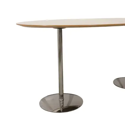 Mötesbord VitKrom 160×70