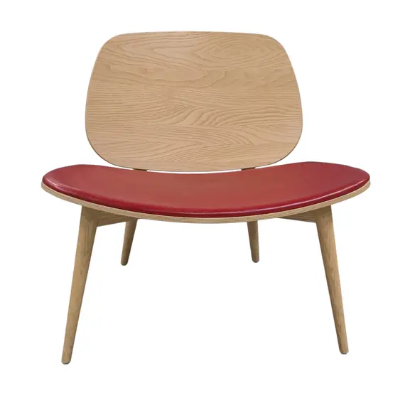 Fåtölj Skandiform Papa F-276 AskRöd (2)