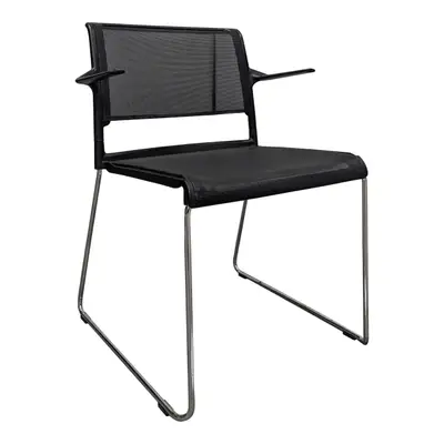 Konferensstol Wilkhahn Aline 2302 SvartKrom