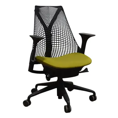 Kontorsstol Herman Miller Sayl Svart/Grön