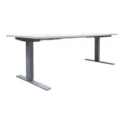 Elskrivbord Swedstyle GråKrom 180×80