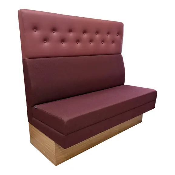Soffa Vilax London Light High VinrödKonstläder