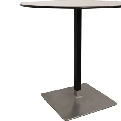 Cafébord Blå Station Level Vit-Svart-Borstat Stål ARBETSFÖRMEDLINGEN