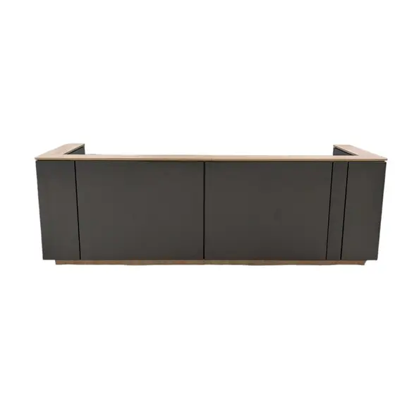 Receptionsdisk Narbutas M60EC133 MörkgråBjörk (2)
