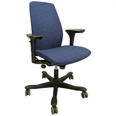 RPG 010203-228621 Kontorsstol Kinnarps 5000 Blå Mönstrad