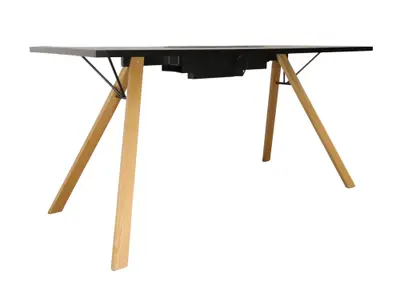 Projektbord Inno Lab Table Svart linoleumEk 180×80 (3)