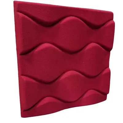 Ljudabsorbent Offecct Soundwave Flo Röd
