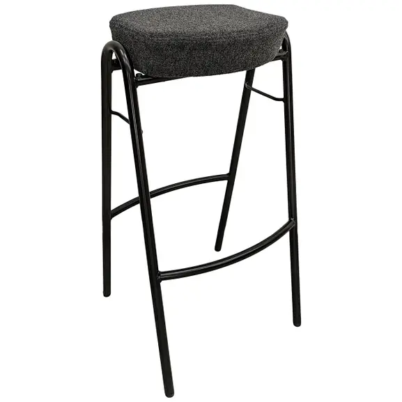 RPG 043205-255516 Barpall Mitab Stack MörkgråSvart Sitthöjd 81cm