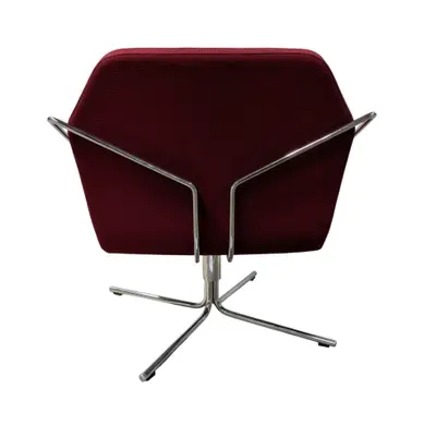 Fåtölj Skandiform Aeon F-280 RödKrom (5)
