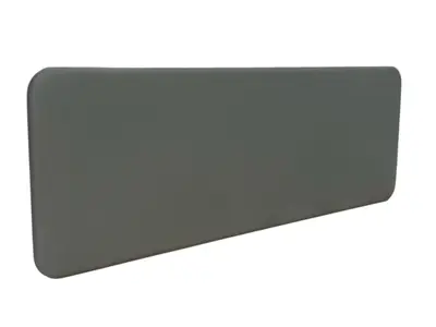 Bordsskärm Abstracta Softline Grå 120×45 (2)