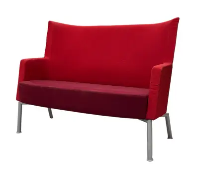 Soffa Kinnarps Invito RödGrå