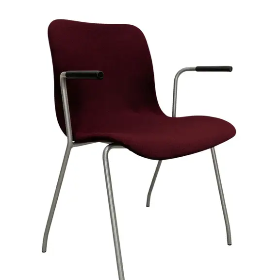 Konferensstol Offecct Cornflake MörkrödGrå