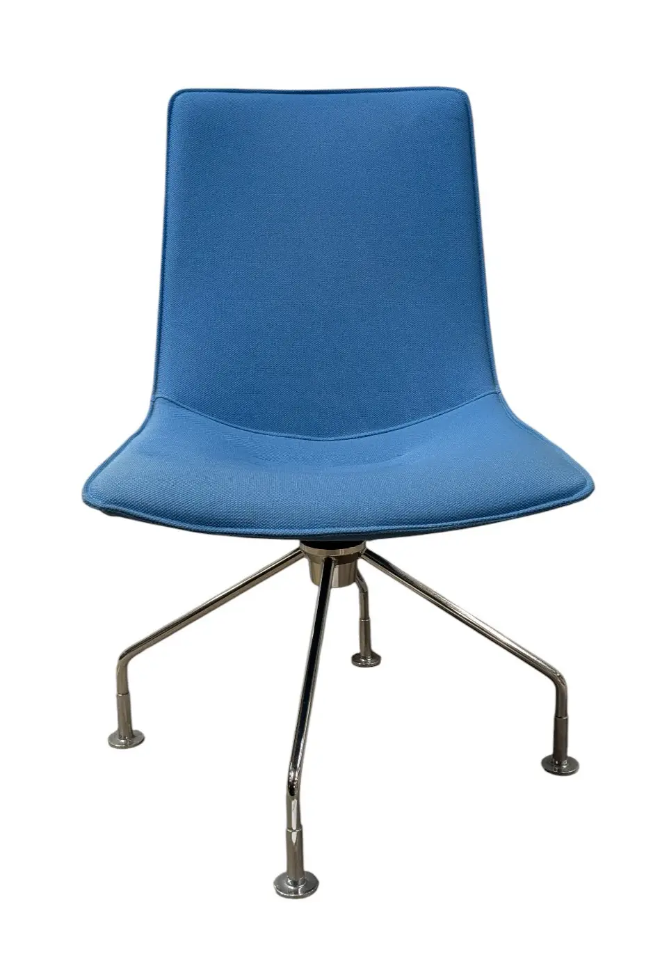 Konferensstol Lammhults Comet LjusblåKrom (5)