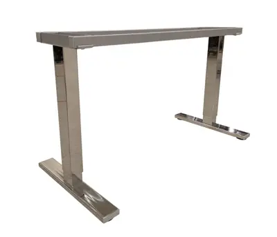 Skrivbordsstativ Justerbart SA-Möbler KromGrå 120-140×70