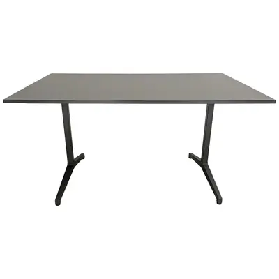 RPG 263305-252853 Underrede Lammhults Archal T Mörkgrå 140x80cm m skiva