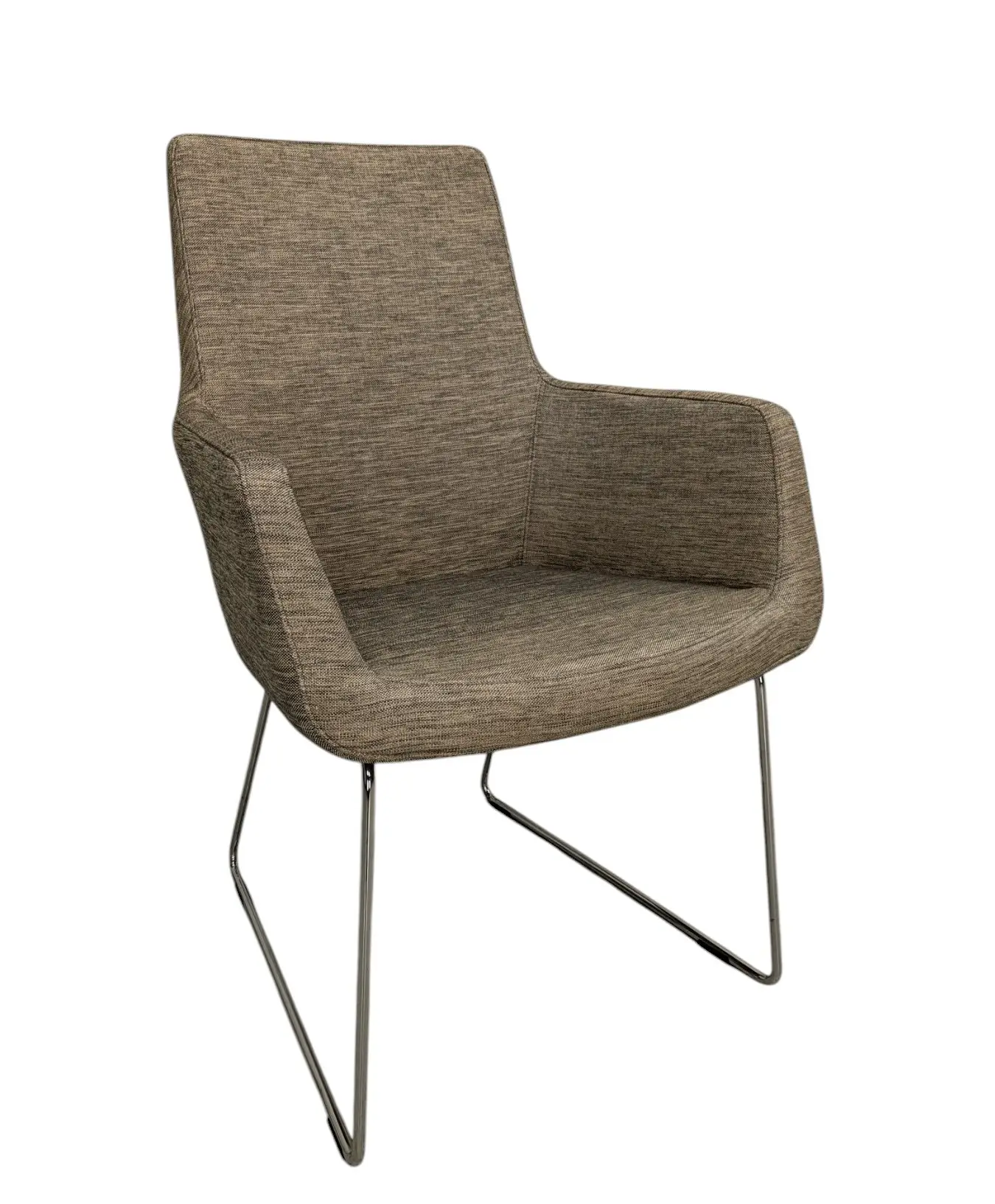 Fåtölj Swedese Happy GråBeigeKrom