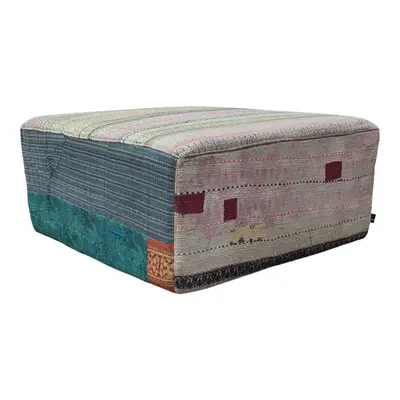 Sittpuff HAY Antique Quilt Ottoman