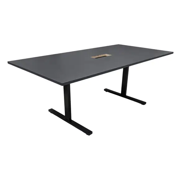 Konferensbord Narbutas GråSvart 200×100 (2)