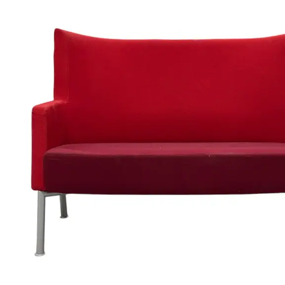 Soffa Kinnarps Invito RödGrå (2)