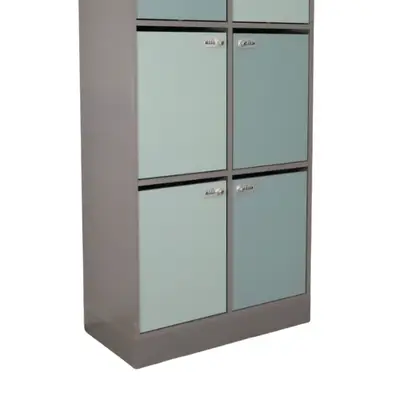 Förvaring med postfack GråGrön (2)