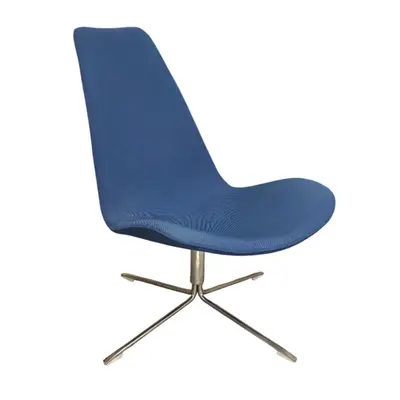 Fåtölj Offecct Spoon High MörkblåKrom