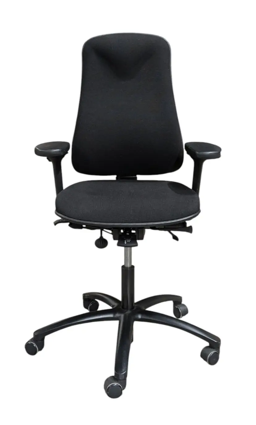 Kontorsstol Höganäs Plus 381 Svart (4)