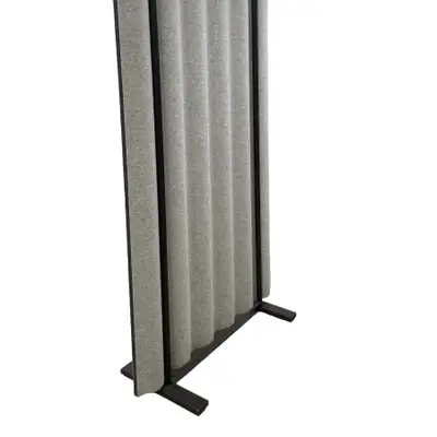 Golvskärm Abstracta Scala Grå/Svart