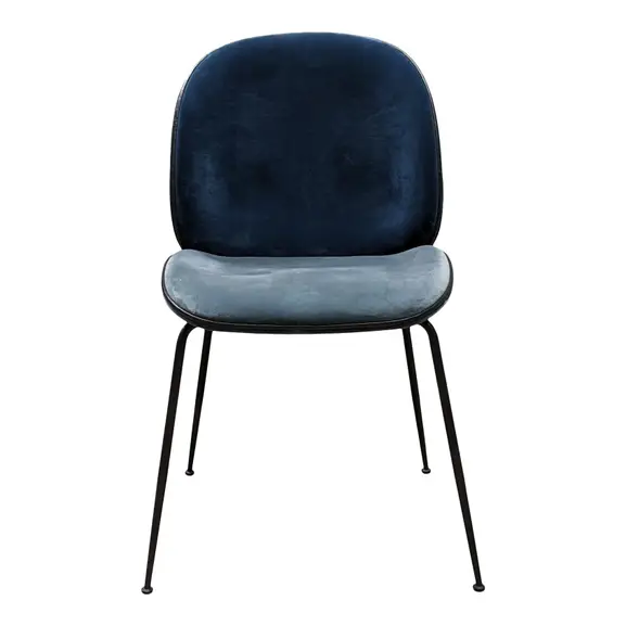 Stol Gubi Beetle GrönBlåSvart (2)