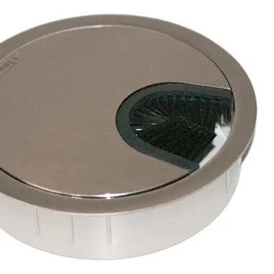 Kabelgenomföring Axessline 80mm borstad stål