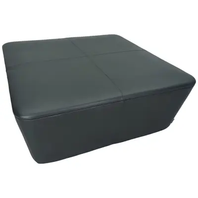 Sittbänk Offecct Osaka Medium Svart Skinn Höjd 40cm 110x110cm