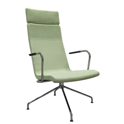 Konferensstol Skandiform Flex High F-268 GrönKrom