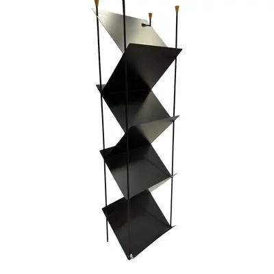 Tidskriftställ Lourens Fisher Professional I Svart