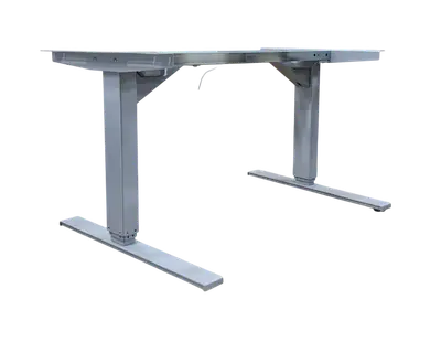 Elskrivbord Swedstyle L-Fot Svart 120-200×70-80