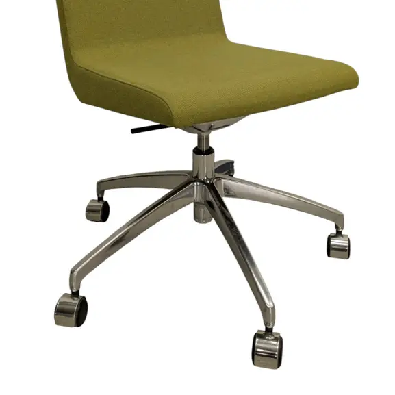 Konferensstol EFG Woods LjusgrönKrom