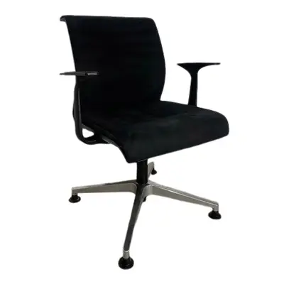 Konferens/Besökstol Steelcase Think Svart Alcantara