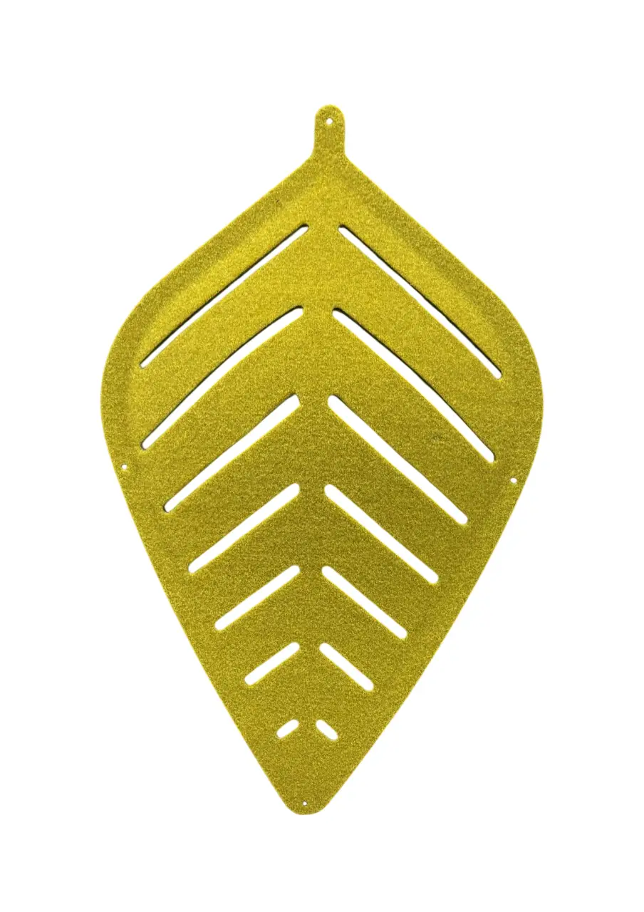 Ljudabsorbent Abstracta Airleaf Gul (3)